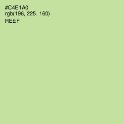 #C4E1A0 - Reef Color Image