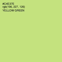 #C4E37E - Yellow Green Color Image