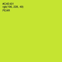 #C4E431 - Pear Color Image