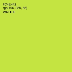 #C4E442 - Wattle Color Image