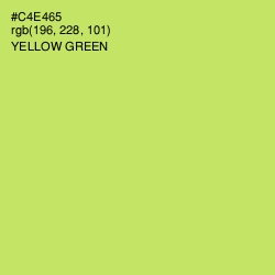 #C4E465 - Yellow Green Color Image