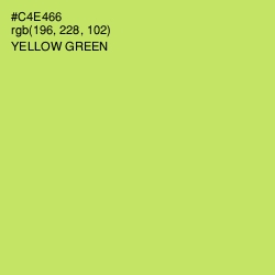 #C4E466 - Yellow Green Color Image