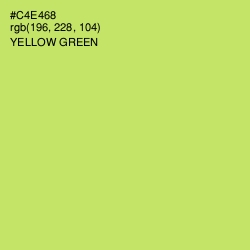 #C4E468 - Yellow Green Color Image