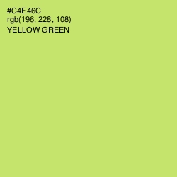 #C4E46C - Yellow Green Color Image