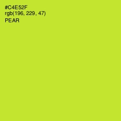 #C4E52F - Pear Color Image