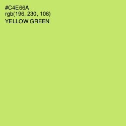 #C4E66A - Yellow Green Color Image