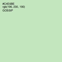 #C4E6BE - Gossip Color Image
