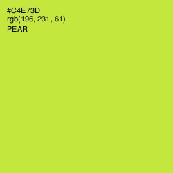 #C4E73D - Pear Color Image