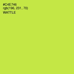 #C4E746 - Wattle Color Image