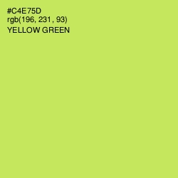 #C4E75D - Yellow Green Color Image