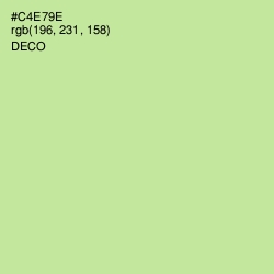 #C4E79E - Deco Color Image