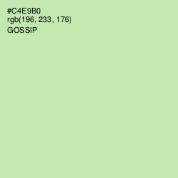 #C4E9B0 - Gossip Color Image
