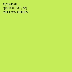 #C4ED58 - Yellow Green Color Image