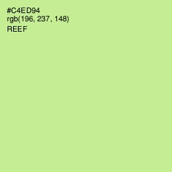 #C4ED94 - Reef Color Image