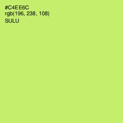 #C4EE6C - Sulu Color Image