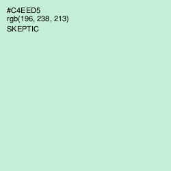 #C4EED5 - Skeptic Color Image