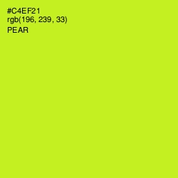 #C4EF21 - Pear Color Image