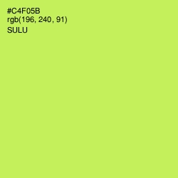 #C4F05B - Sulu Color Image