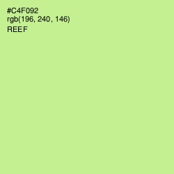 #C4F092 - Reef Color Image