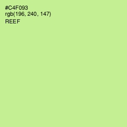 #C4F093 - Reef Color Image