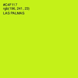 #C4F117 - Las Palmas Color Image