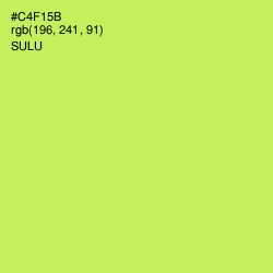 #C4F15B - Sulu Color Image