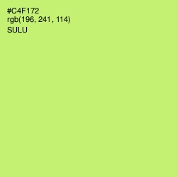 #C4F172 - Sulu Color Image