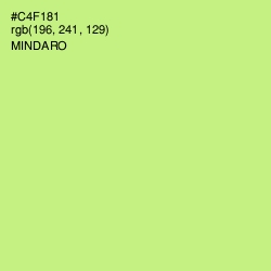 #C4F181 - Mindaro Color Image