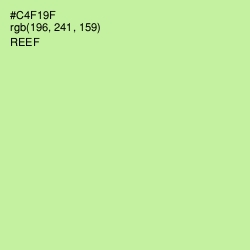 #C4F19F - Reef Color Image