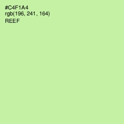 #C4F1A4 - Reef Color Image