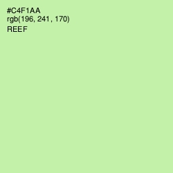 #C4F1AA - Reef Color Image