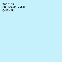 #C4F1FB - Onahau Color Image