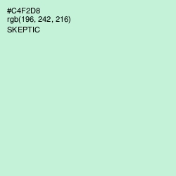 #C4F2D8 - Skeptic Color Image