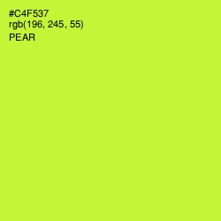 #C4F537 - Pear Color Image