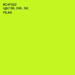 #C4F622 - Pear Color Image