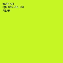 #C4F724 - Pear Color Image