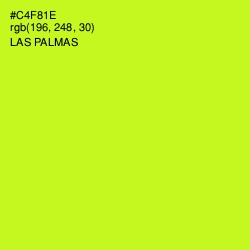 #C4F81E - Las Palmas Color Image