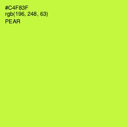 #C4F83F - Pear Color Image