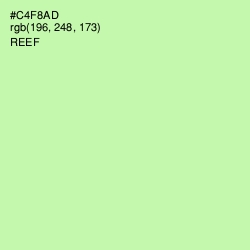 #C4F8AD - Reef Color Image