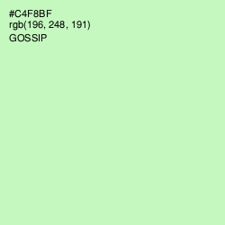 #C4F8BF - Gossip Color Image