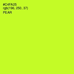 #C4FA25 - Pear Color Image