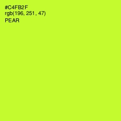 #C4FB2F - Pear Color Image