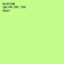 #C4FC8B - Reef Color Image