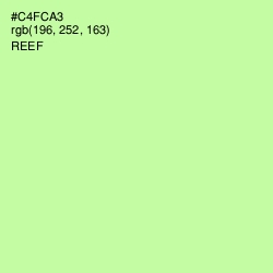 #C4FCA3 - Reef Color Image