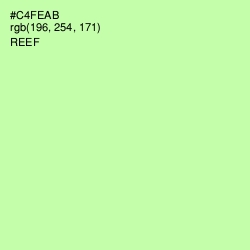 #C4FEAB - Reef Color Image