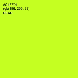 #C4FF21 - Pear Color Image