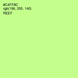 #C4FF8C - Reef Color Image