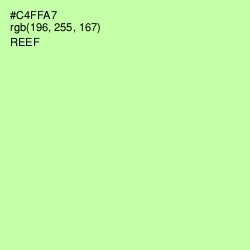#C4FFA7 - Reef Color Image