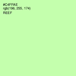 #C4FFAE - Reef Color Image
