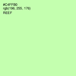 #C4FFB0 - Reef Color Image